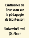 Rousseau et Montessori